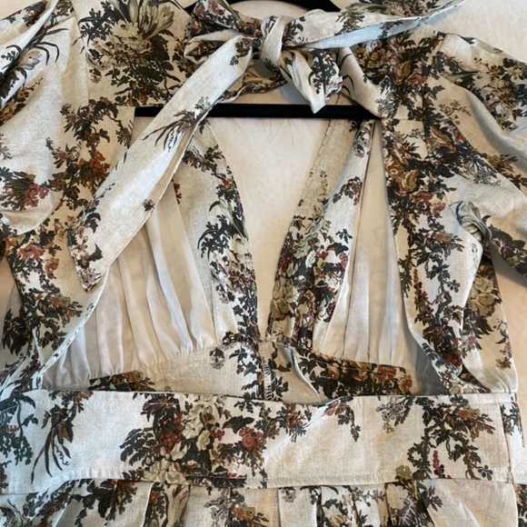 NWT Agua Bendita Menta Papier Sundress with Bow Back - Picture 3 of 8